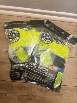 2 New Chemical Guys Chenille Microfiber Car Wash Mitts