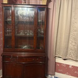 China Cabinet, Table And chest