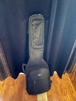 Black Electric Bass Guitar Gig Bag