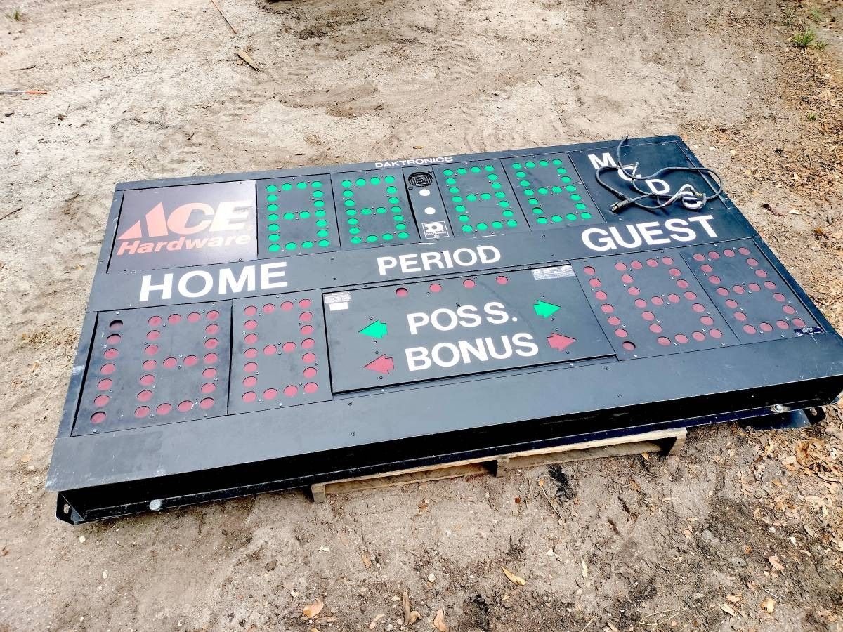 Daktronics Basketball Scoreboard Score Board Card Game