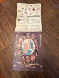 Vintage Ridgid tool advertising calendar