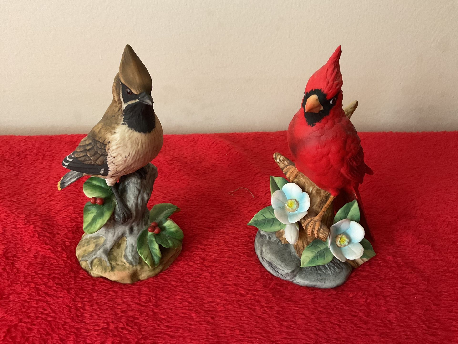 Vintage Porcelain Birds by Stefani