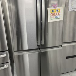 GE Profile 28 cu. ft Quad Door Bottom Freezer Refrigerator With Dual-Dispense AutoFill Pitcher