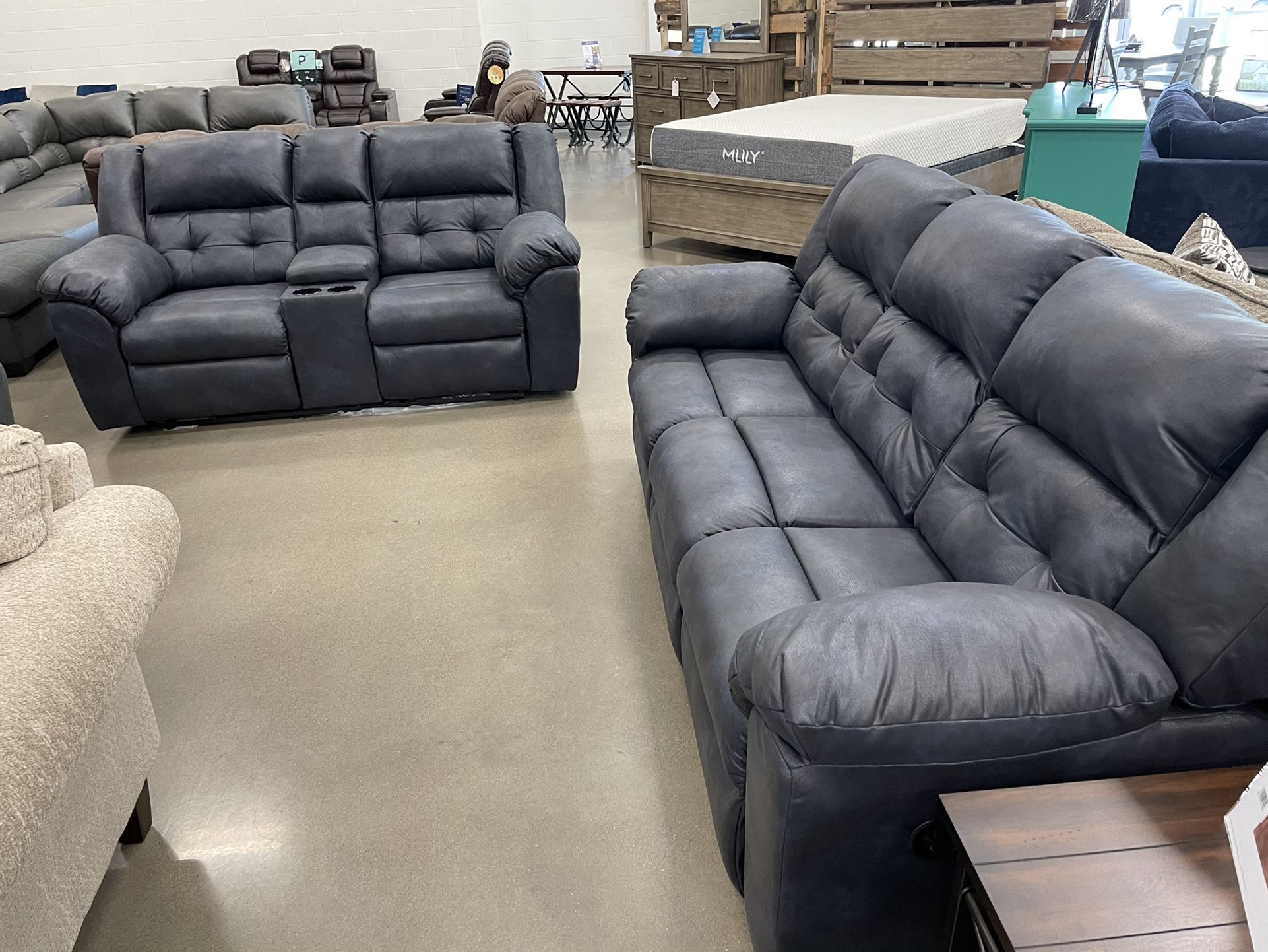 Reclining Sofa And Love Seat