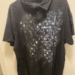 Y2k Polo Shirt Size Xl