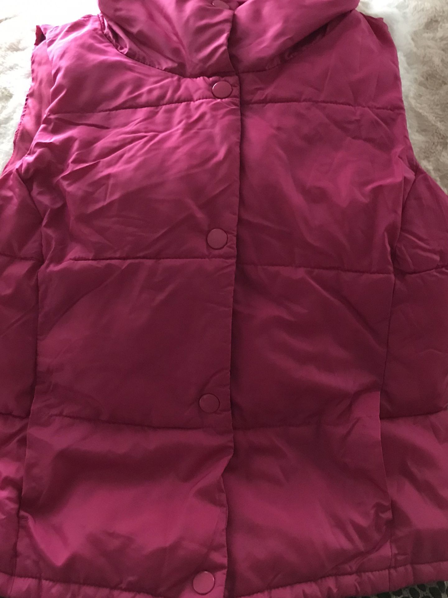 Old Navy Pink Puffer Vest