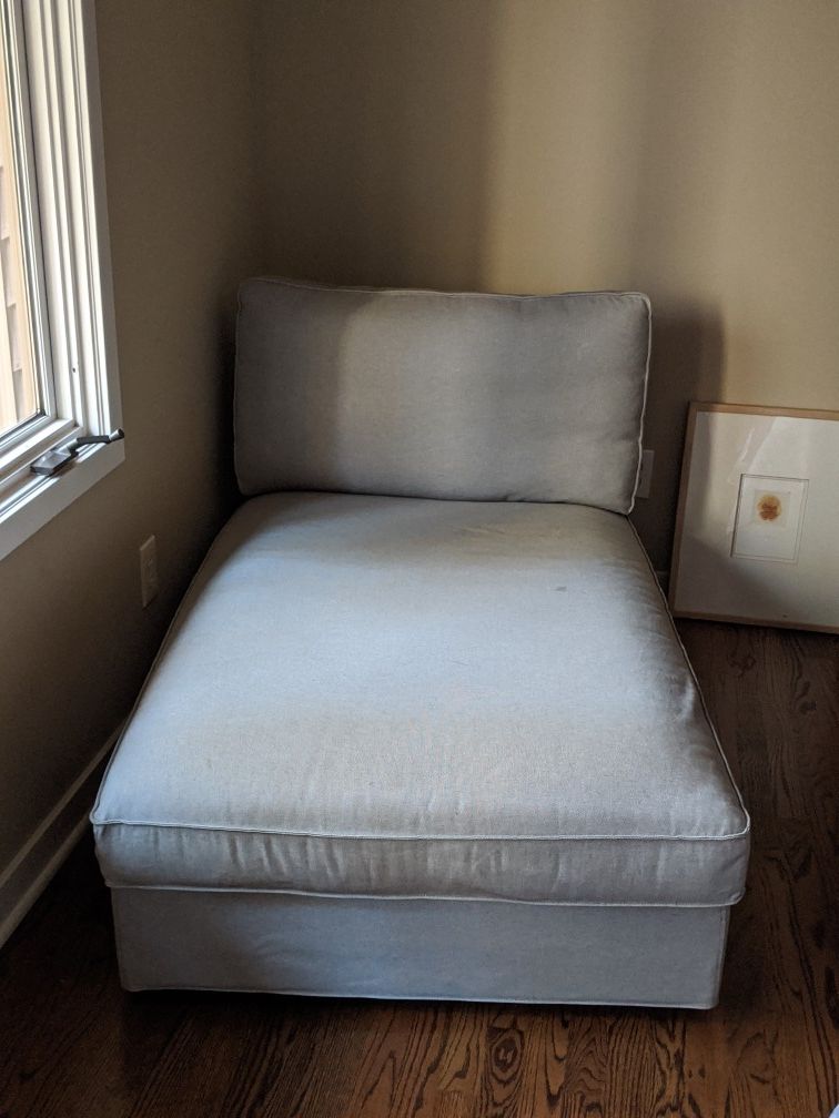 Ikea KIVIK Chaise, Orrsta light gray - retails for $250 plus delivery