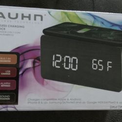 Bauhn Wireless Charging Clock