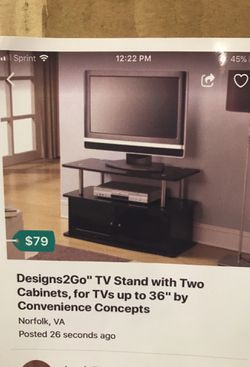 TV Stand for TVs up to 36”