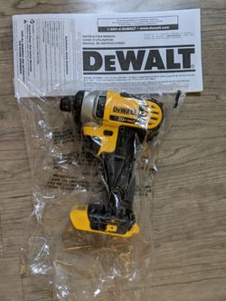 DeWalt 20V cordless impact driver