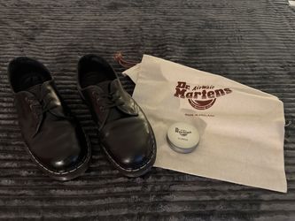 Men’s Dr. Martens 1461 UK 9 – Made in England Horween Leather | White Stitch 60th Anniversary Edition