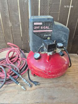 CRAFTSMAN 6-Gallon Portable Electric Pancake Air Compressor