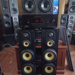 SONY STR-DG720 7.1 CHANNELS AV HDMI RECEIVER WITH FRONT AND REAR SPEAKERS $600 FINAL PRICE SEE 👀 ALL PICTURES 