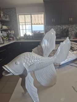 White fish ornament