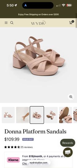 Donna Platform Sandals 