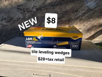 New qep lash XL tile leveling wedges $28+tax retail
