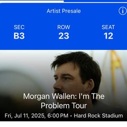 Morgan Wallen TICKETS