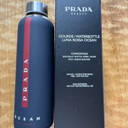 Prada Beauty Luna Rossa Ocean 16oz Water Bottle New In Box