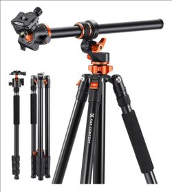 K&F CONCEPT 90''/230cm Ultra High Horizontal Overhead Camera Tripod
Metal Ball Head, 10KG Load Capacity, Detachable Monopod, Flexible Shooting DSLR Tr