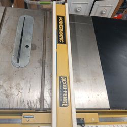 Powermatic Model 2000 cabinet table saw with Accu-Fence system.