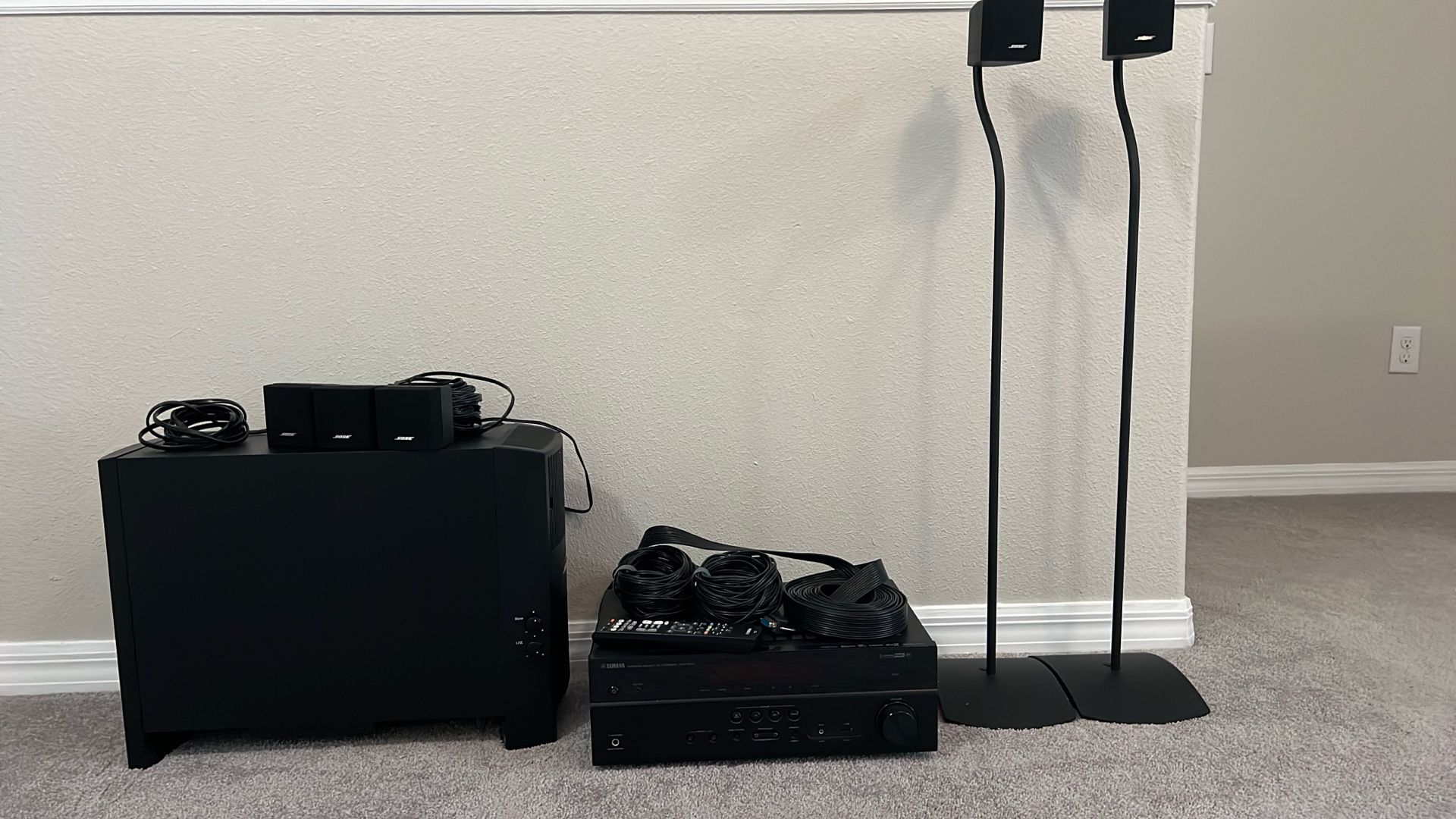 Home Theater Sound System – Yamaha & Bose