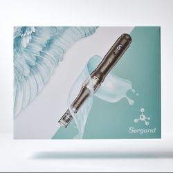 Sergand 0.25mm Derma RollerPen Professional Microneedling Device NEW 10 refills