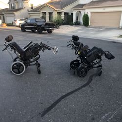 (2) Iris Tilt N Space $500 Each with New seat pads worth $350 each