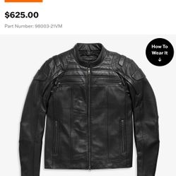 L Harley Davidson Leather Jacket 