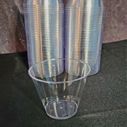 9oz Plastic Disposable Squat Tumblers