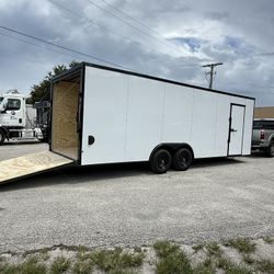 Trailer Enclosed 8 1/2 X 24 Polycore 0.80 Extra Feet High