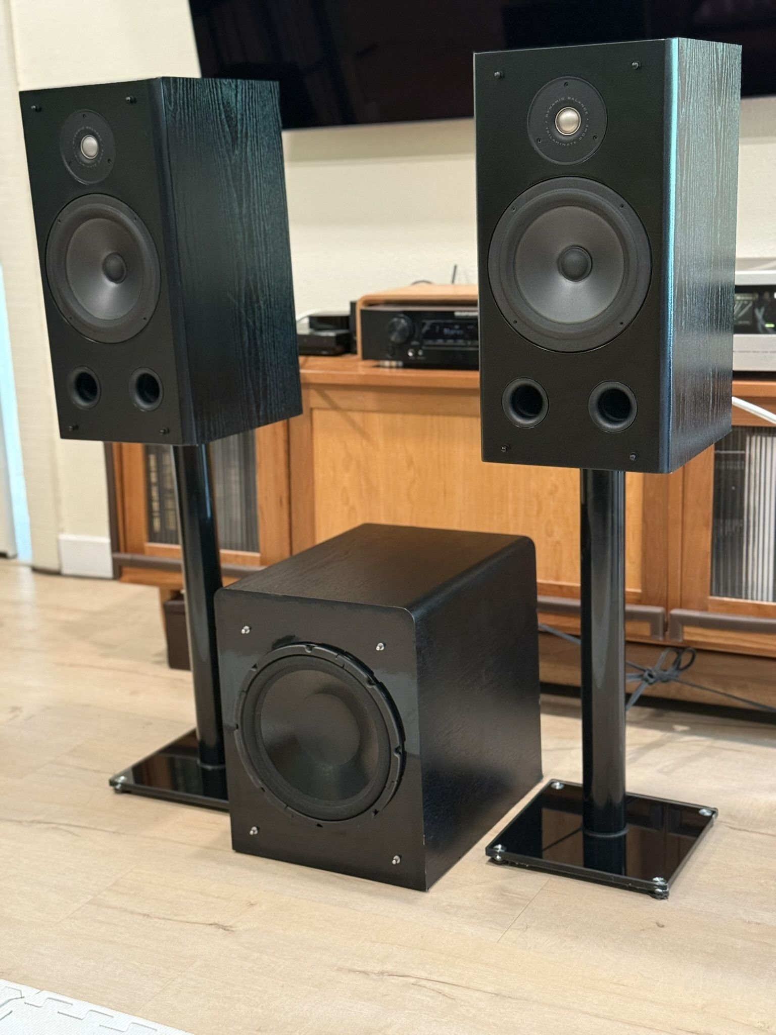 Polk RT7 Speakers and Velodyne Subwoofer