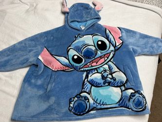 Disney Stitch Fleece Hoodie Blanket Sweatshirt