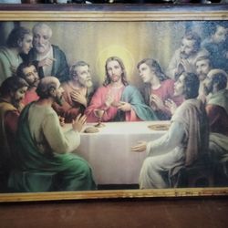 Beautiful Large Last Supper Cuadro