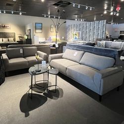 Grey Sofa And Loveseat