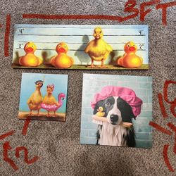 Duck/bathroom Canvas