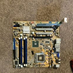 Desktop Computer Motherboard with RAM Slots