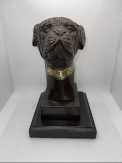 Vintage English Bronze Bulldog Bookend