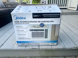 Midea 5,000 BTU Window Air Conditioner, Cools Up To 150 Sq Ft