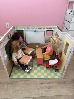 Our Generation school and dolls