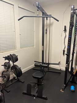 Titan Fitness Lat Pulldown Low Row Machine