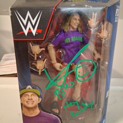 WWE MATT RIDDLE AUTOGRAPH ACTION FIGURE
