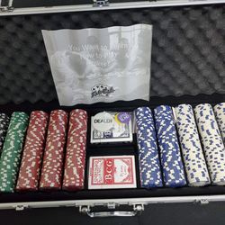 Atlantic City Quality Poker Chip Set New