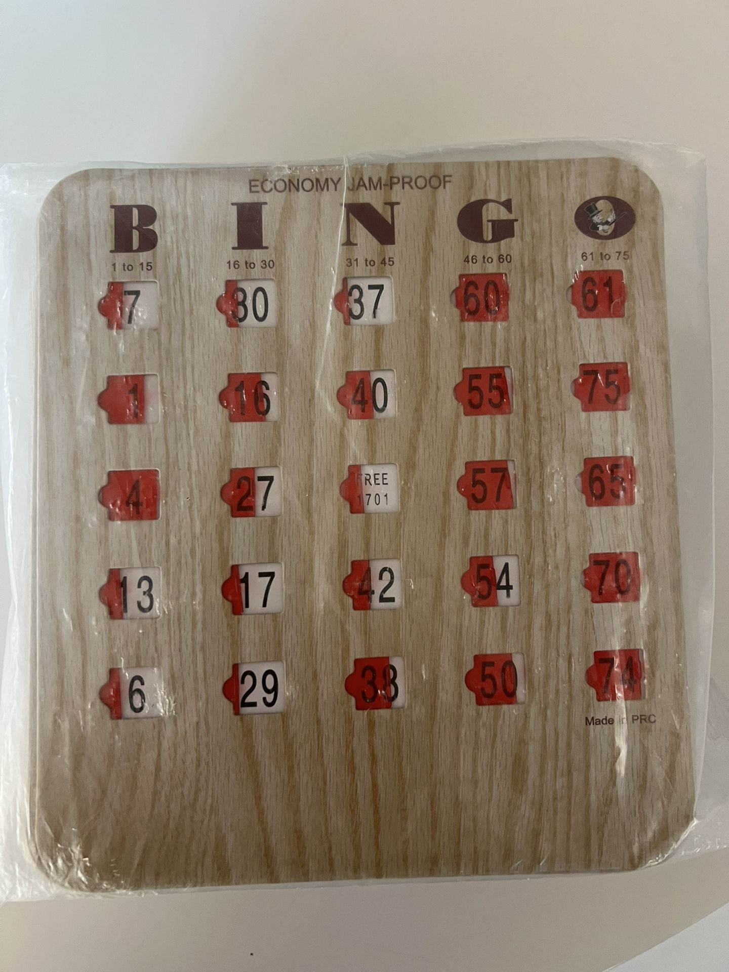 Set Of 25 Bingo Cards