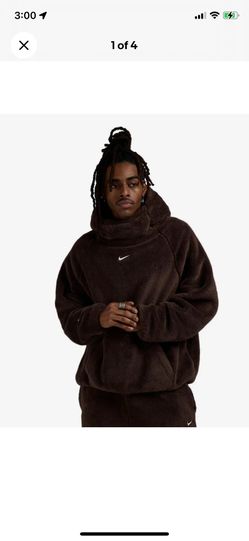 Size L/Large - Nike x NOCTA Chalet Polar Men’s Top Hoodie Brown