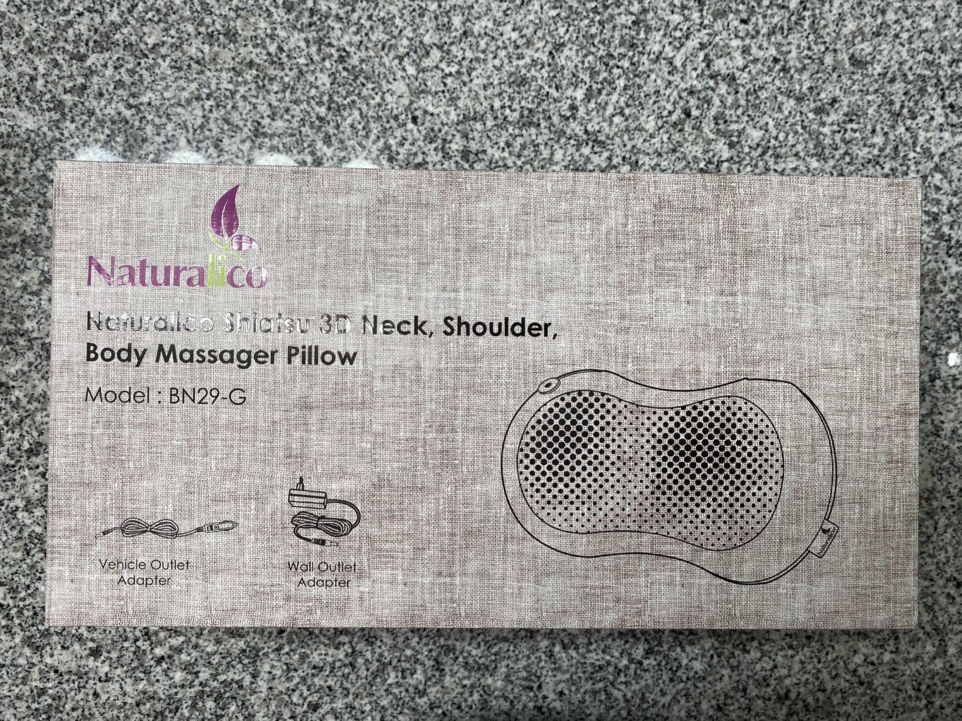 Naturalico Shiatsu 3D Neck, Shoulder, Body Massager Pillow