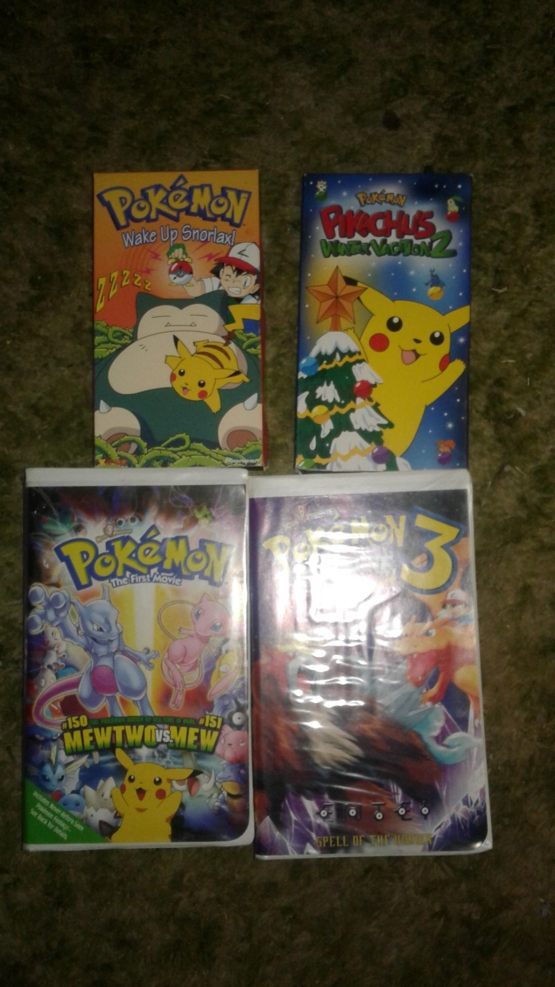 Pokemon collectible VHS movies