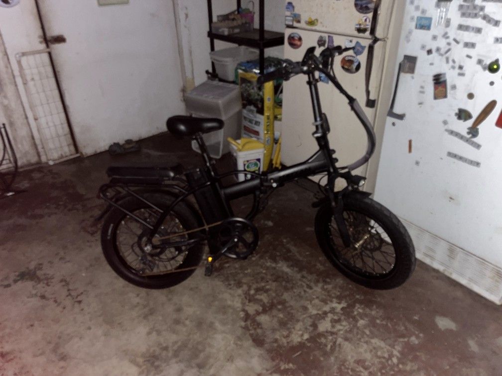 Electric fold up bike