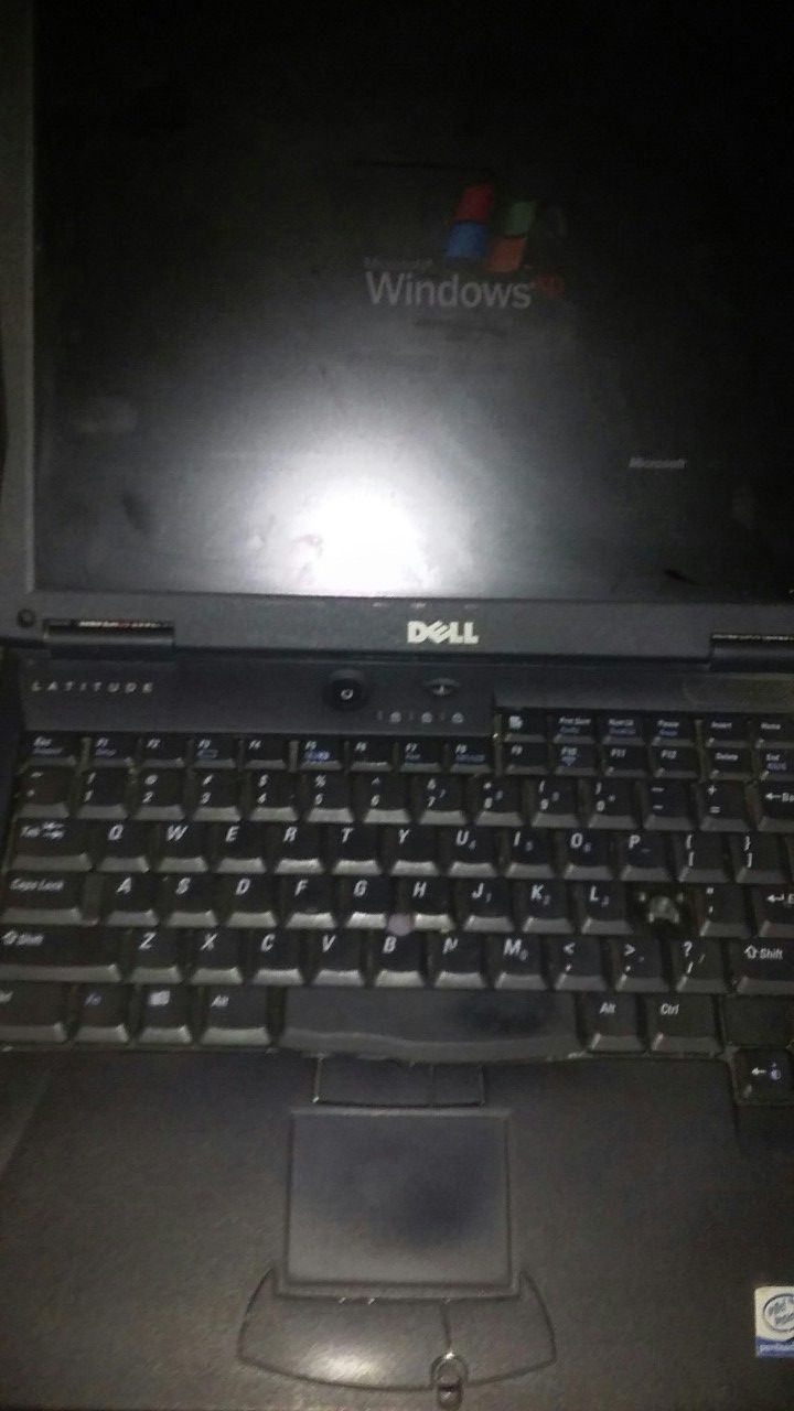 Dell lap top Windows xp missing one key