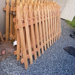 Brand new all cedar wood fence