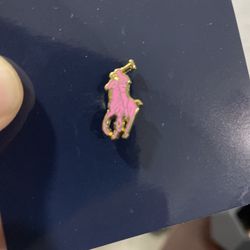 Pink pony pin 